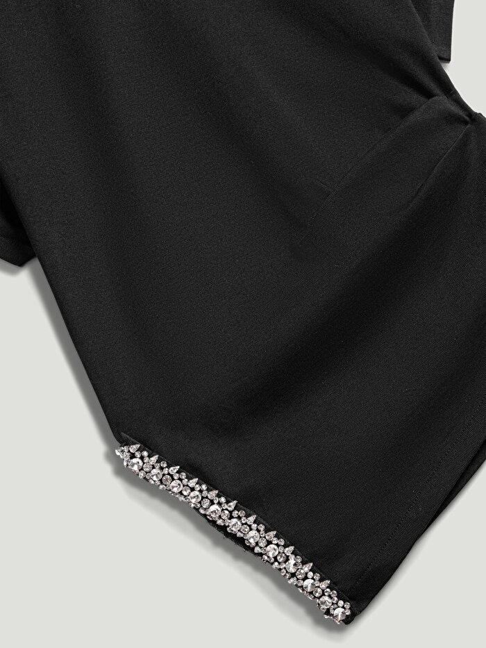 Nocturne Taş Detaylı Tişört