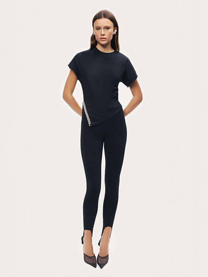 Nocturne Taş Detaylı Tişört