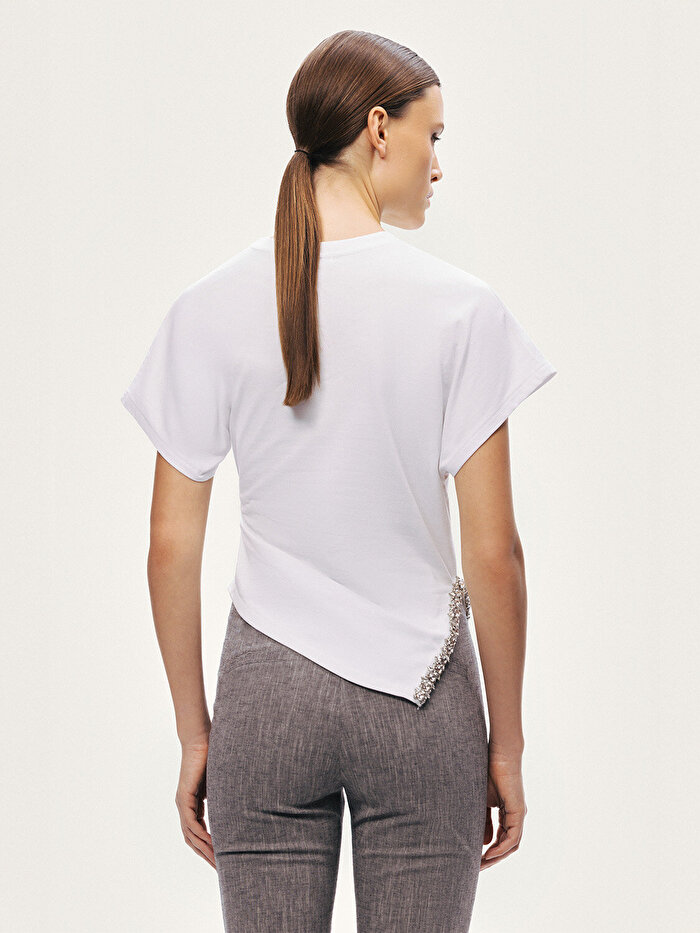 Nocturne Taş Detaylı Tişört