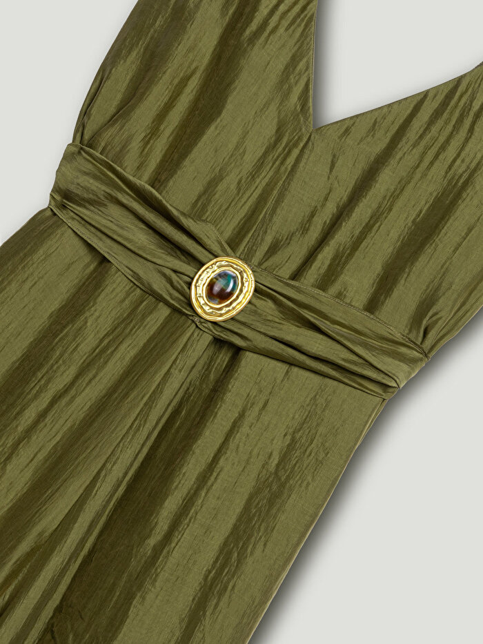 Nocturne Aksesuarlı Kuşak Detaylı Tulum