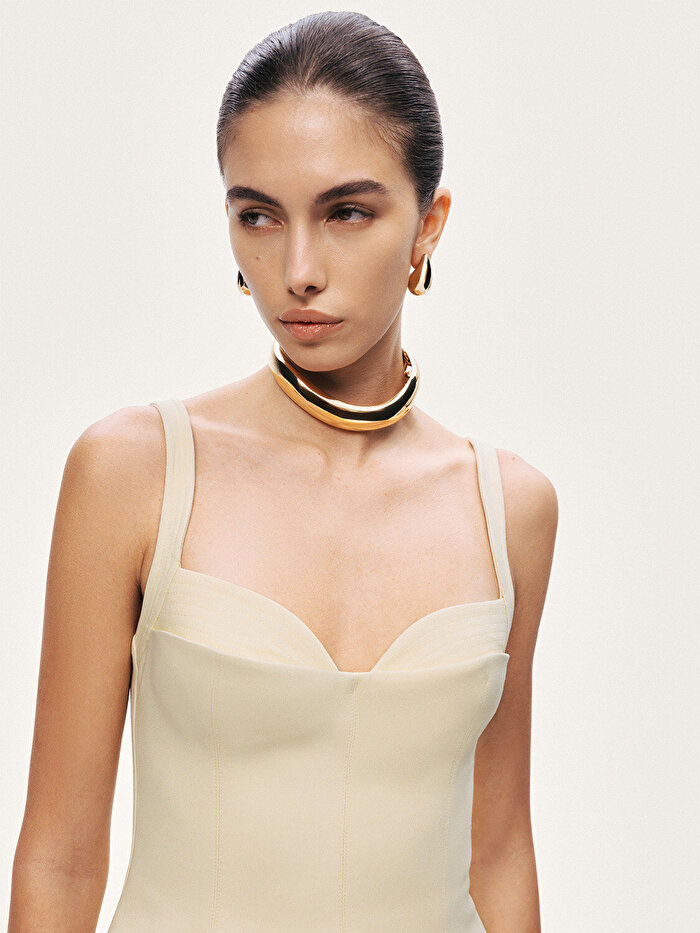 Nocturne Kalp Yaka Askılı Büstiyer