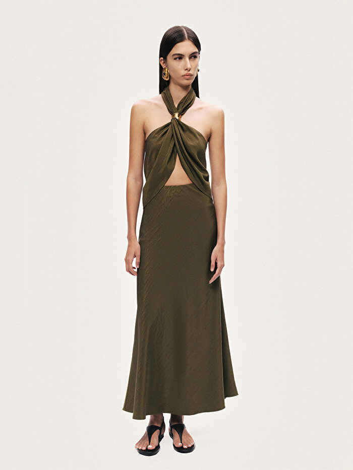 Nocturne Boyundan Bağlamalı Aksesuarlı Büstiyer