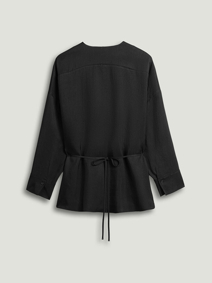 Nocturne Dökümlü Aksesuar Detaylı Gömlek