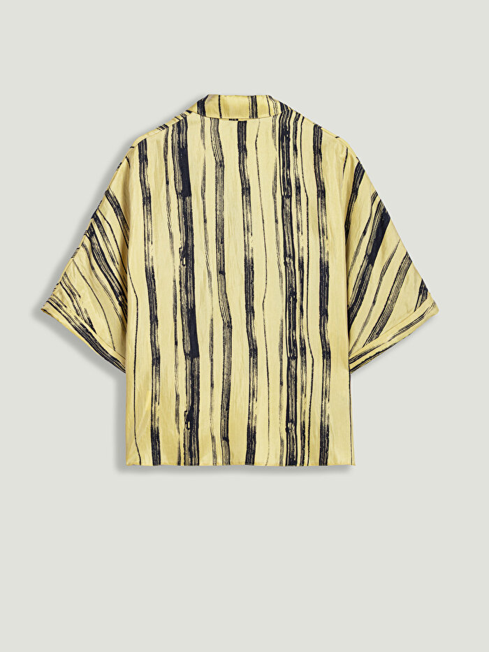 Nocturne Dökümlü Desenli Gömlek