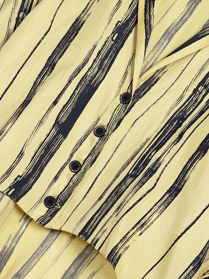 Nocturne Dökümlü Desenli Gömlek