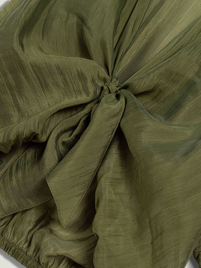 Nocturne Bağlama Detaylı Gömlek