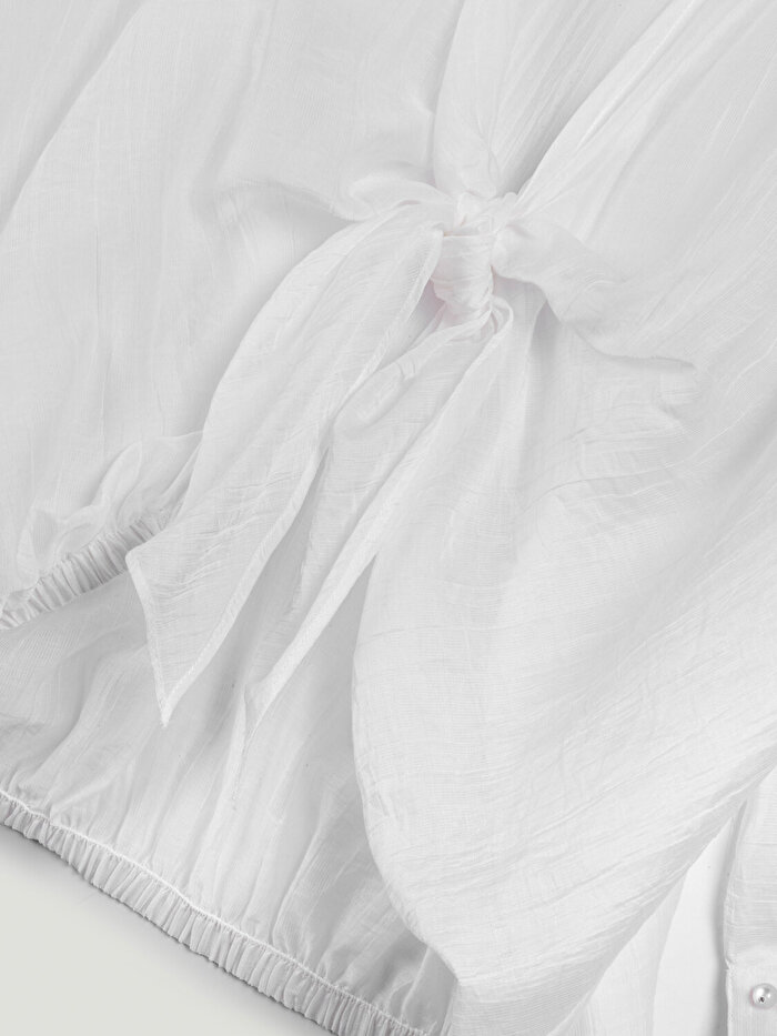 Nocturne Bağlama Detaylı Gömlek