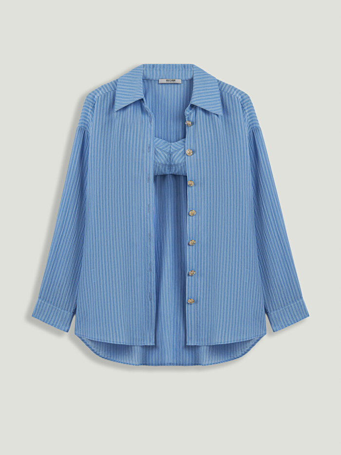 Nocturne Büstiyer Takımlı Gömlek