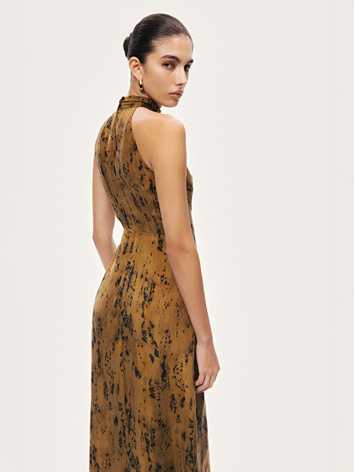 Nocturne Pencere Dekolte Detaylı Maxi Elbise