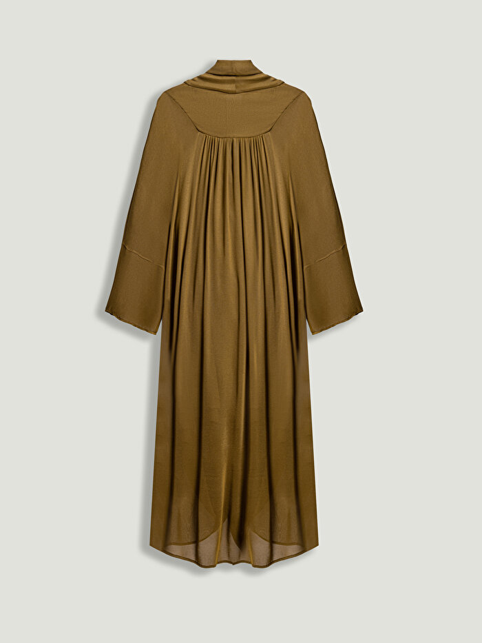 Nocturne Drape Detaylı Midi Elbise