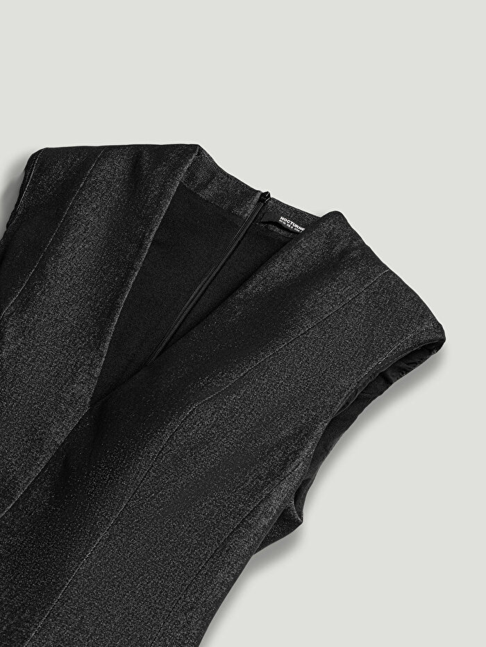 Nocturne Vatkalı Mini Elbise