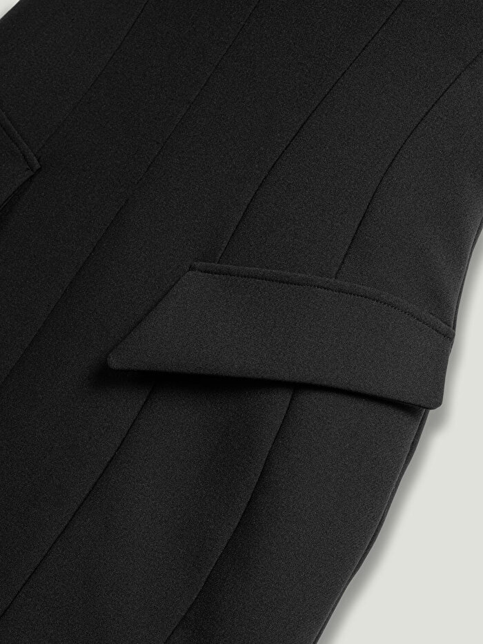 Nocturne Hakim Yaka Mini Elbise