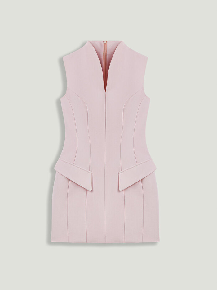 Nocturne Hakim Yaka Mini Elbise