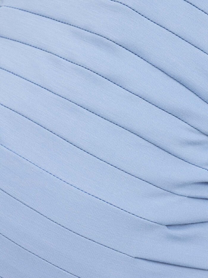 Nocturne Drape Detaylı Yırtmaçlı Maxi Elbise