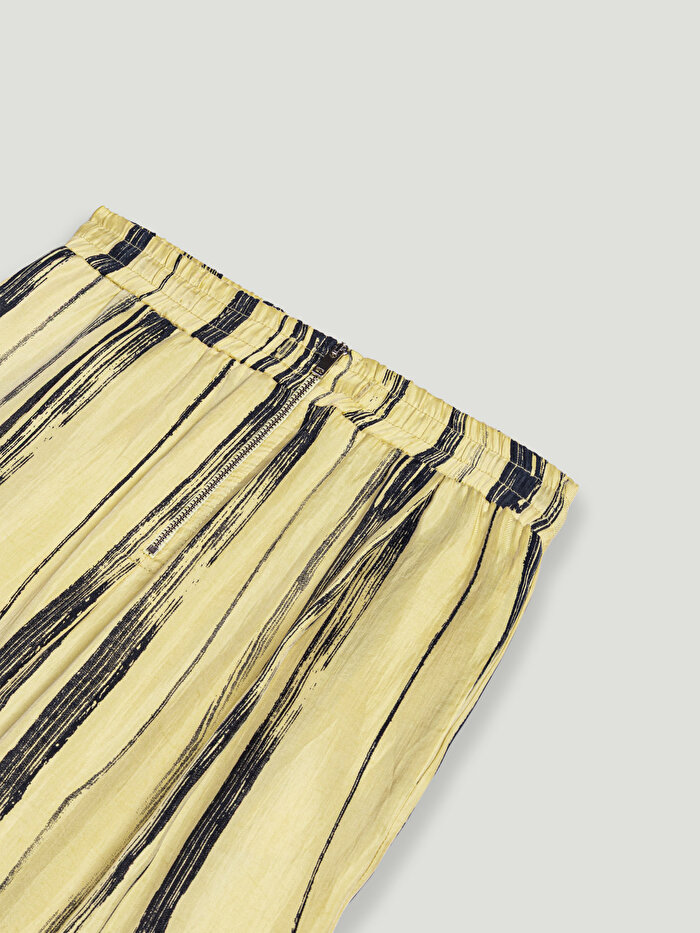 Nocturne Dökümlü Desenli Pantolon