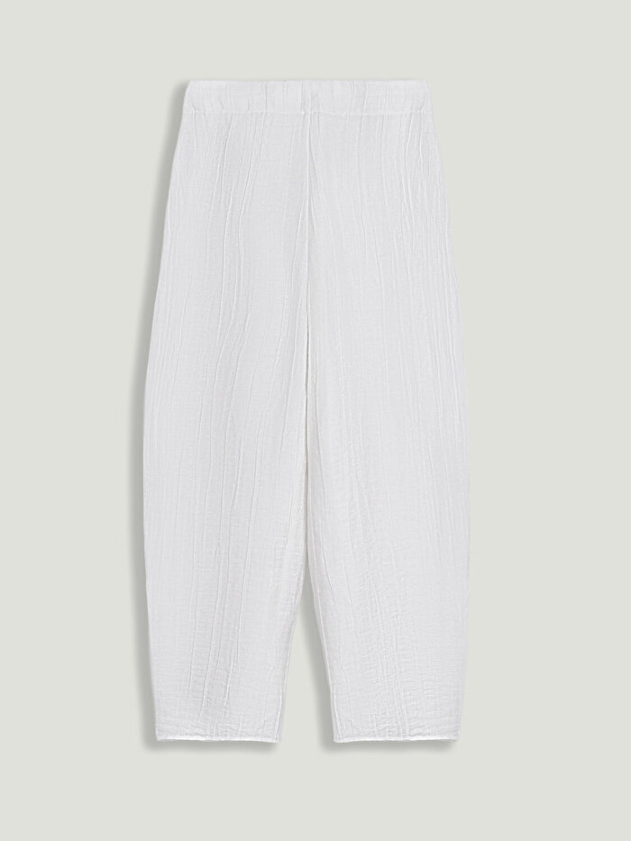 Nocturne Kırışık Detaylı Pantolon