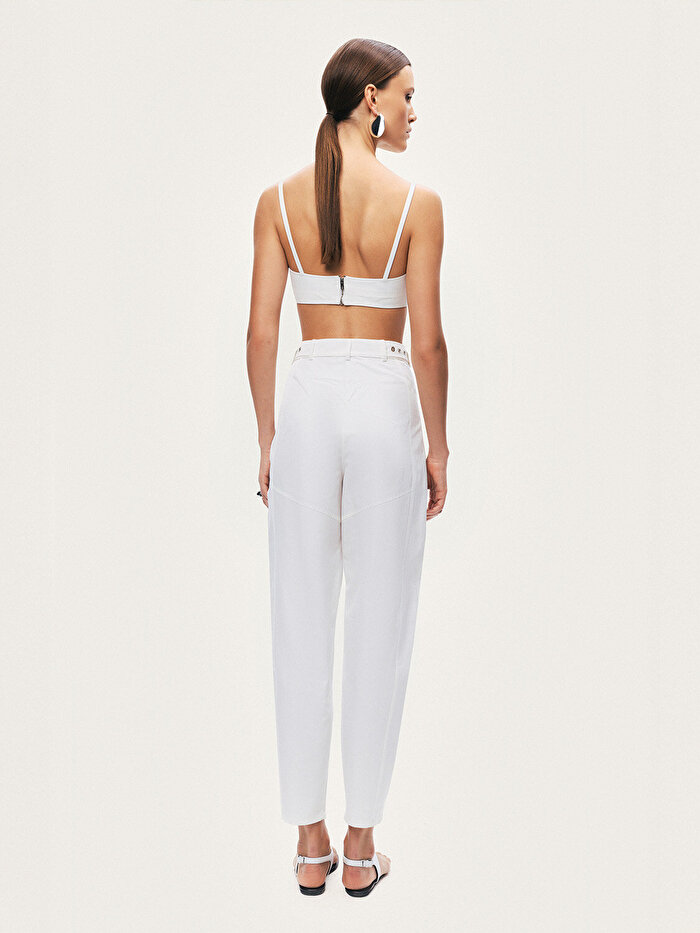 Nocturne Kemer Detaylı Yüksek Bel Pantolon