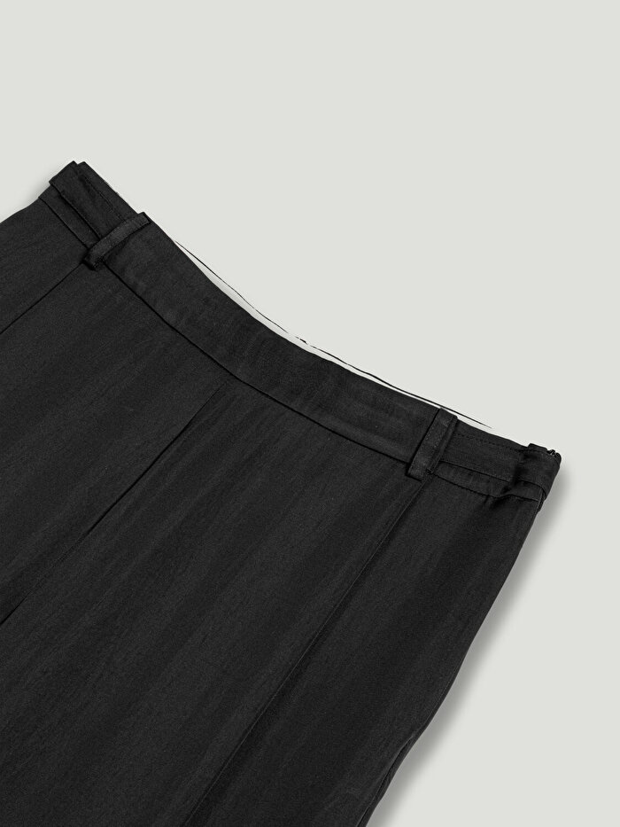 Nocturne Pileli Düşük Bel Pantolon