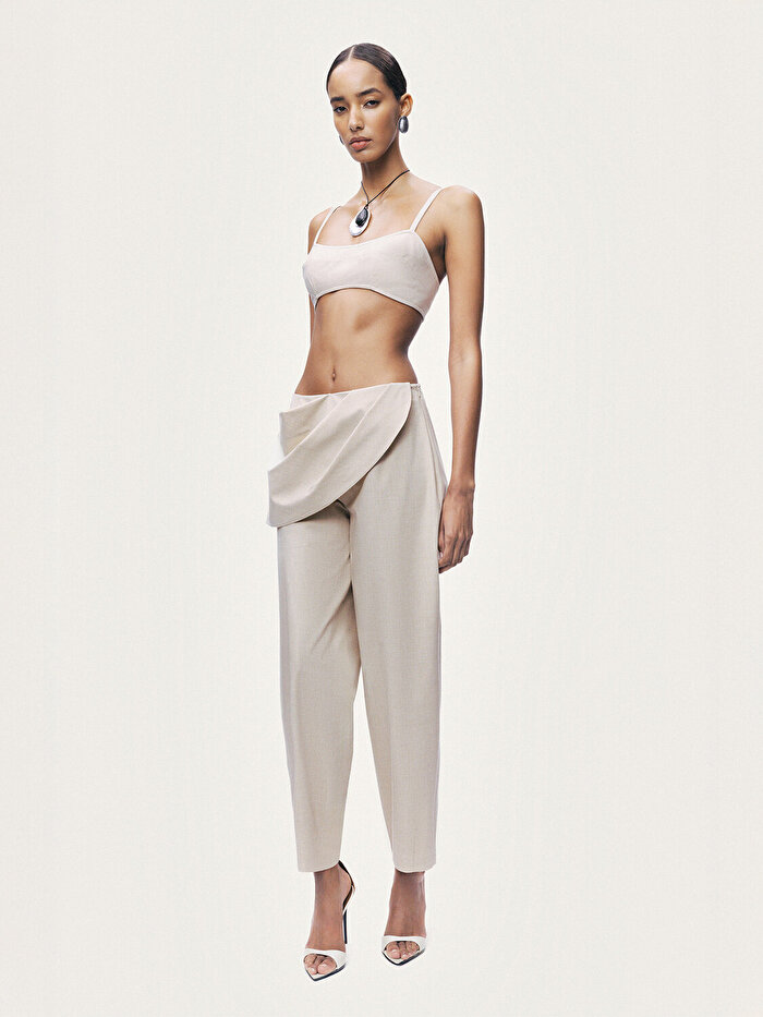 Nocturne Bel Parça Detaylı Pantolon