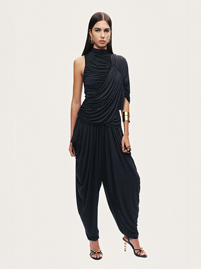 Nocturne Drapeli Şalvar Pantolon