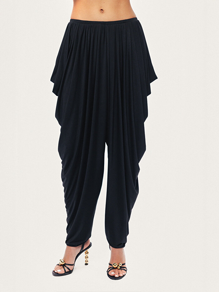 Nocturne Drapeli Şalvar Pantolon