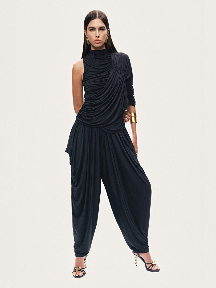 Nocturne Drapeli Şalvar Pantolon