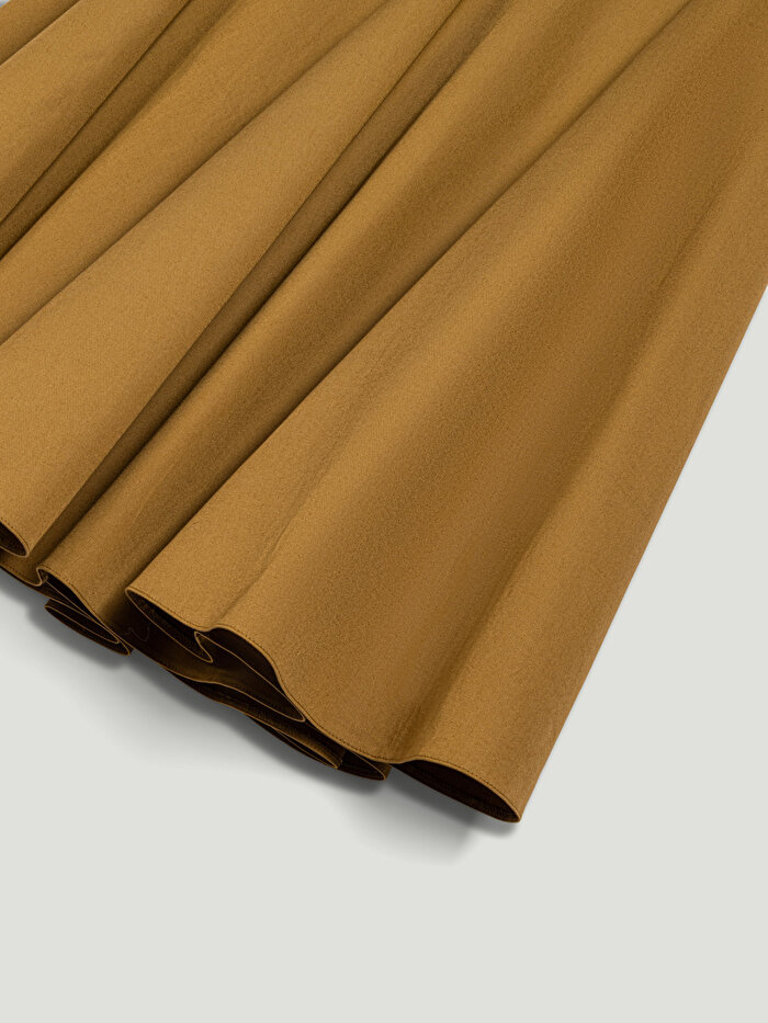 Nocturne Volanlı Midi Çan Etek