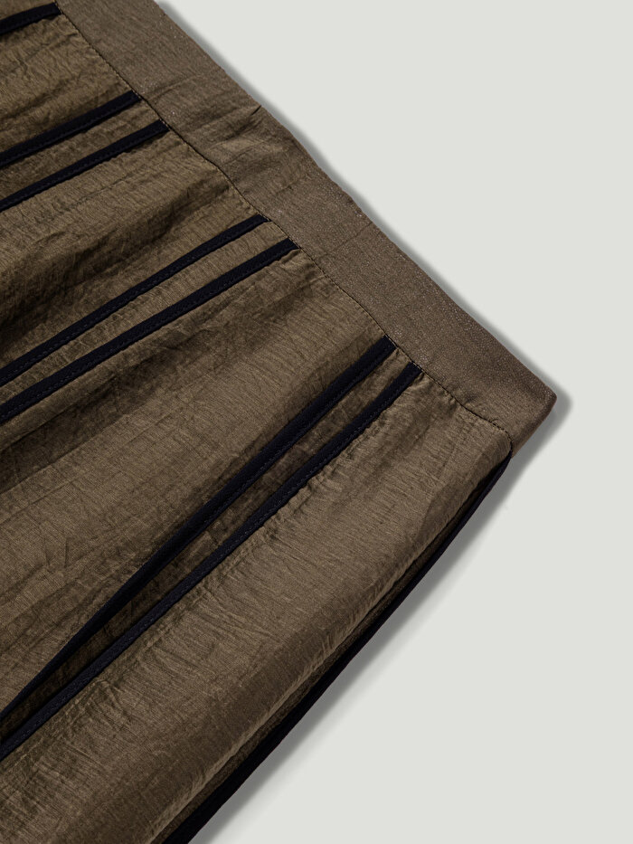 Nocturne Biye Detaylı Midi Çan Etek