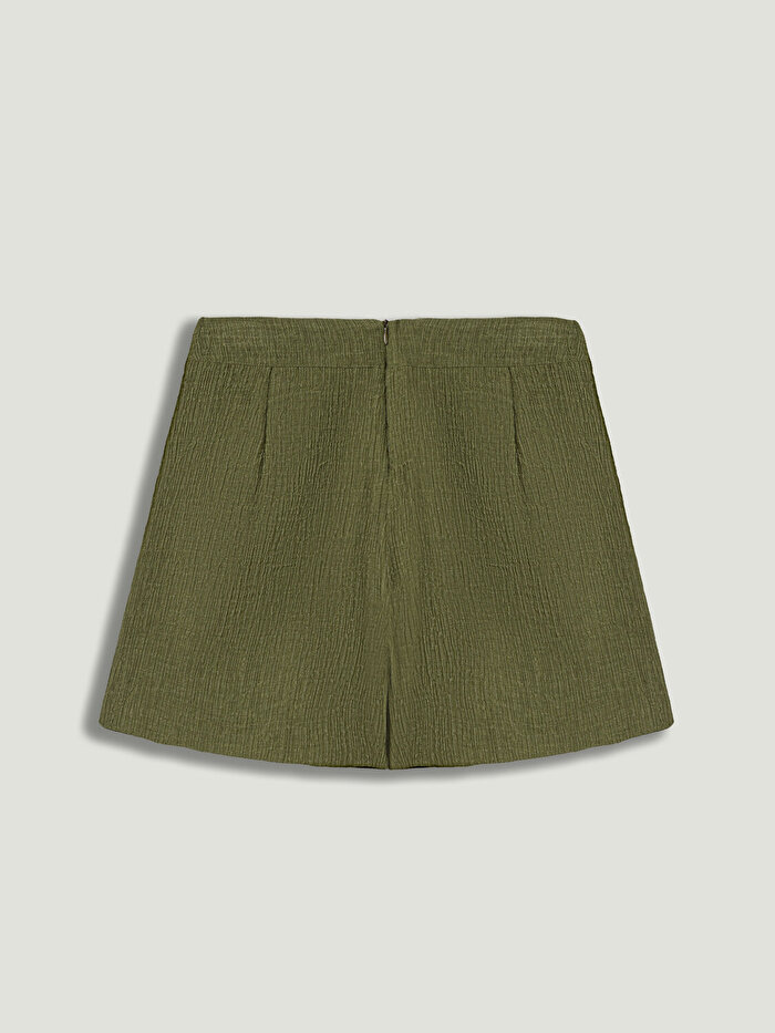 Nocturne Kruvaze Bağlamalı Mini Şort Etek