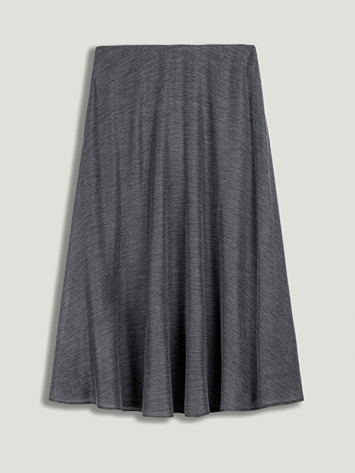 Nocturne Dökümlü Midi Çan Etek