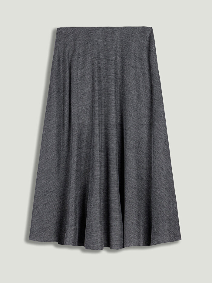 Nocturne Dökümlü Midi Çan Etek