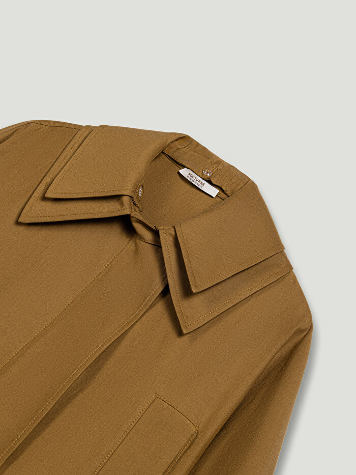 Nocturne Çift Yaka Detaylı Ceket