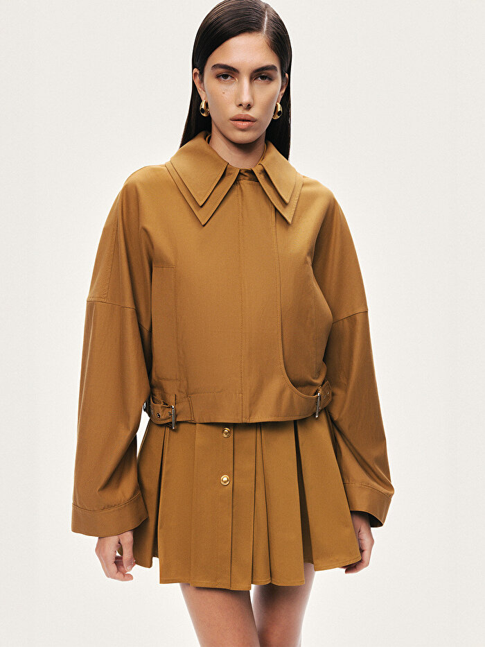 Nocturne Çift Yaka Detaylı Ceket