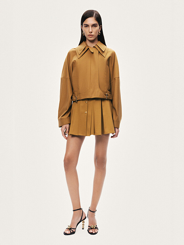 Nocturne Çift Yaka Detaylı Ceket