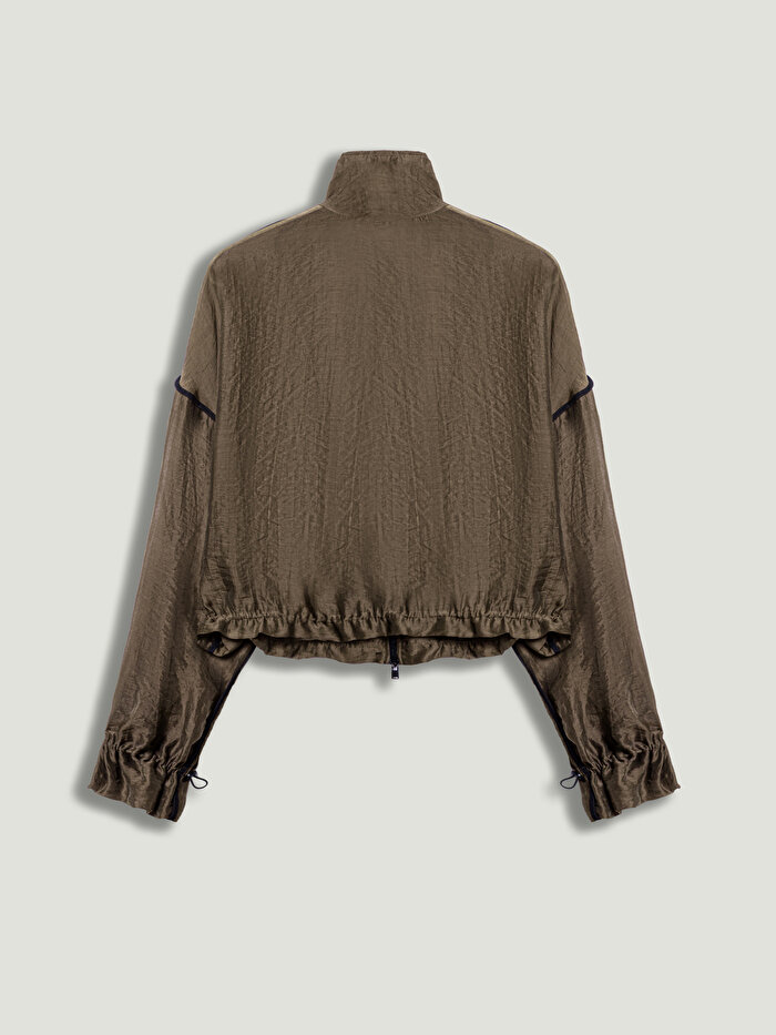 Nocturne Biye Detaylı Transparan Ceket