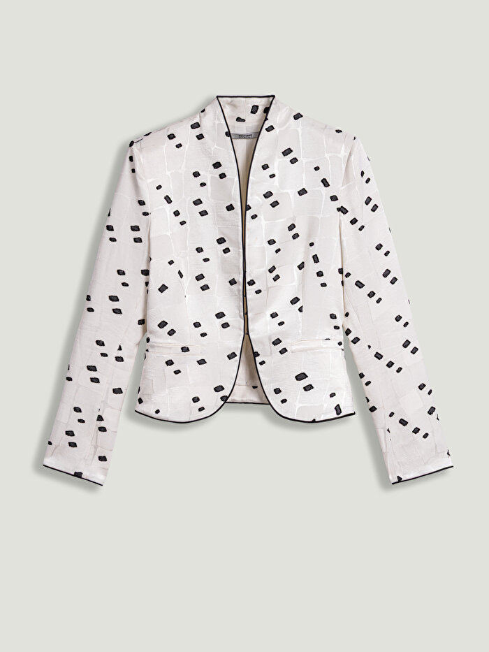Nocturne Desenli Vatkalı Ceket