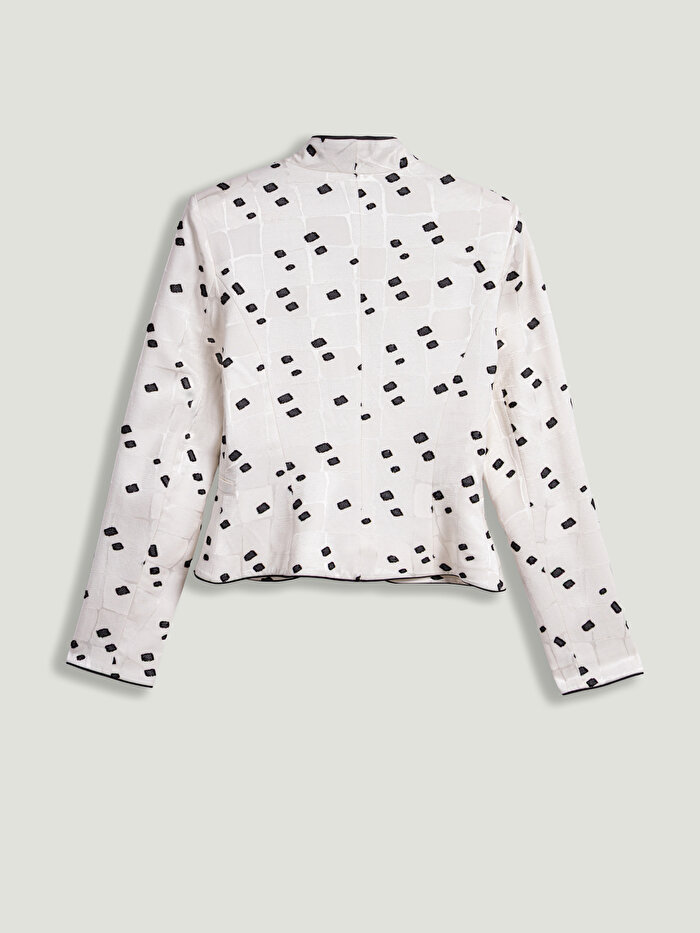 Nocturne Desenli Vatkalı Ceket