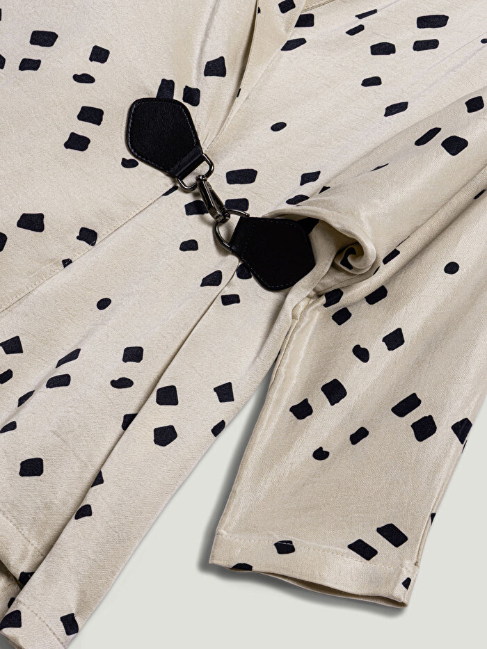 Nocturne Kemer Detaylı Puantiyeli Ceket