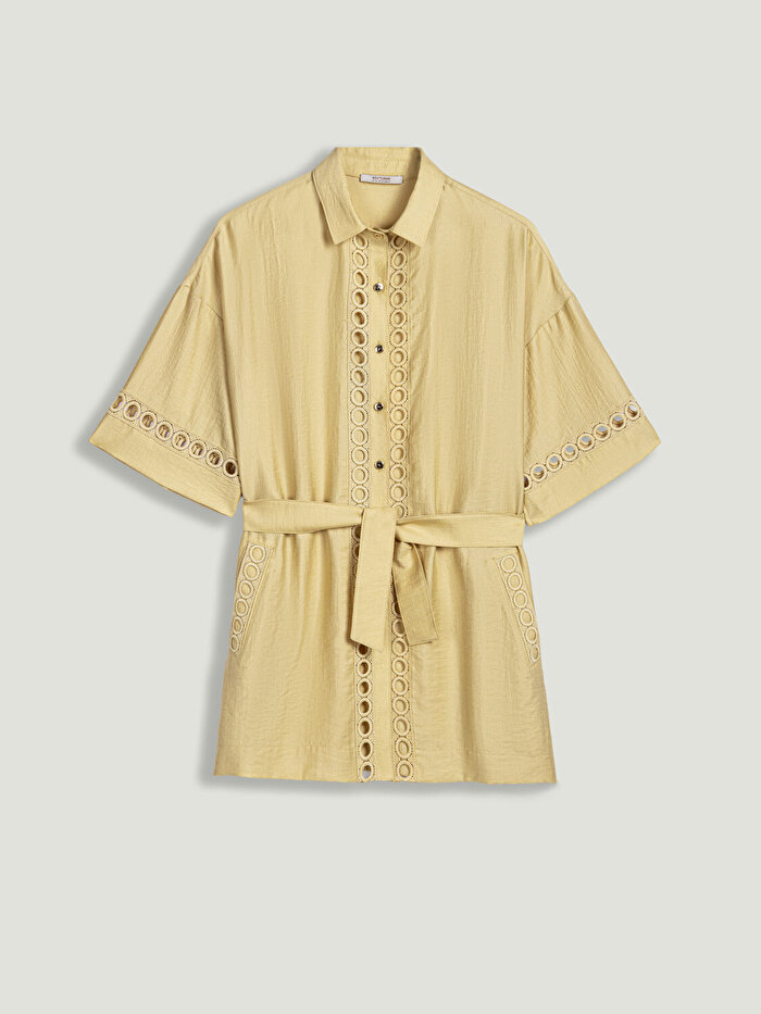 Nocturne Kuşak Bağlama Detaylı Ceket