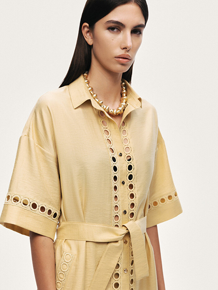 Nocturne Kuşak Bağlama Detaylı Ceket