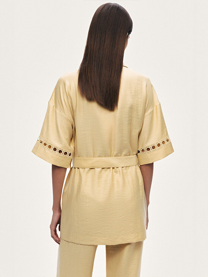 Nocturne Kuşak Bağlama Detaylı Ceket