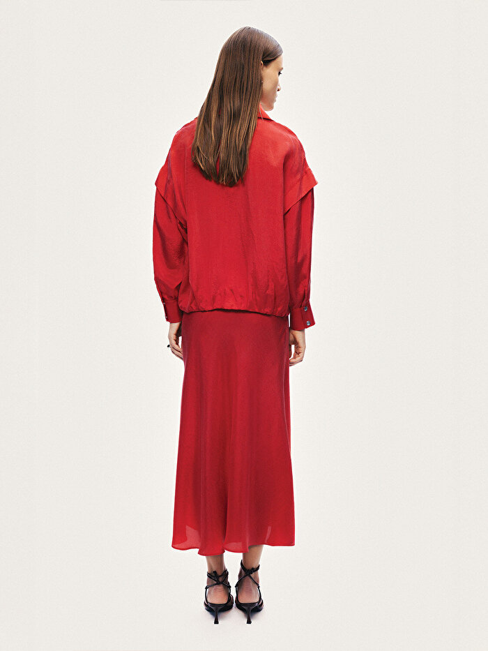 Nocturne Zımba Detaylı Dik Yaka Ceket