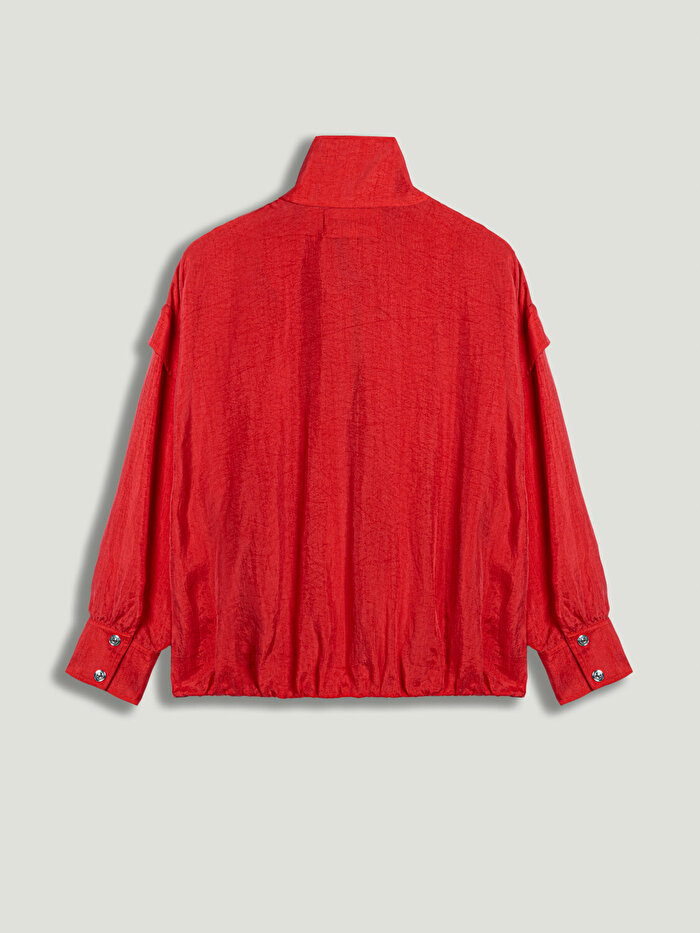 Nocturne Zımba Detaylı Dik Yaka Ceket