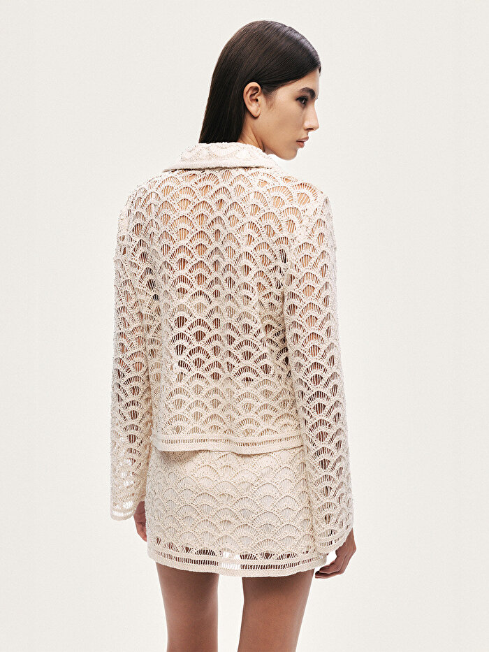 Nocturne Boncuk Detaylı Brode Ceket