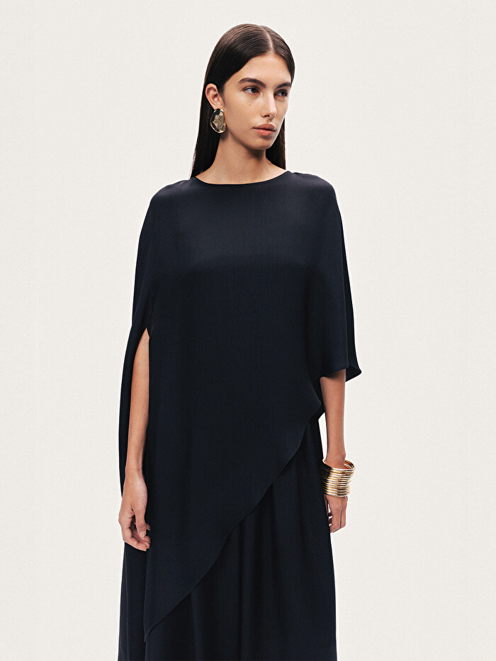 Nocturne Asimetrik Detaylı Bluz