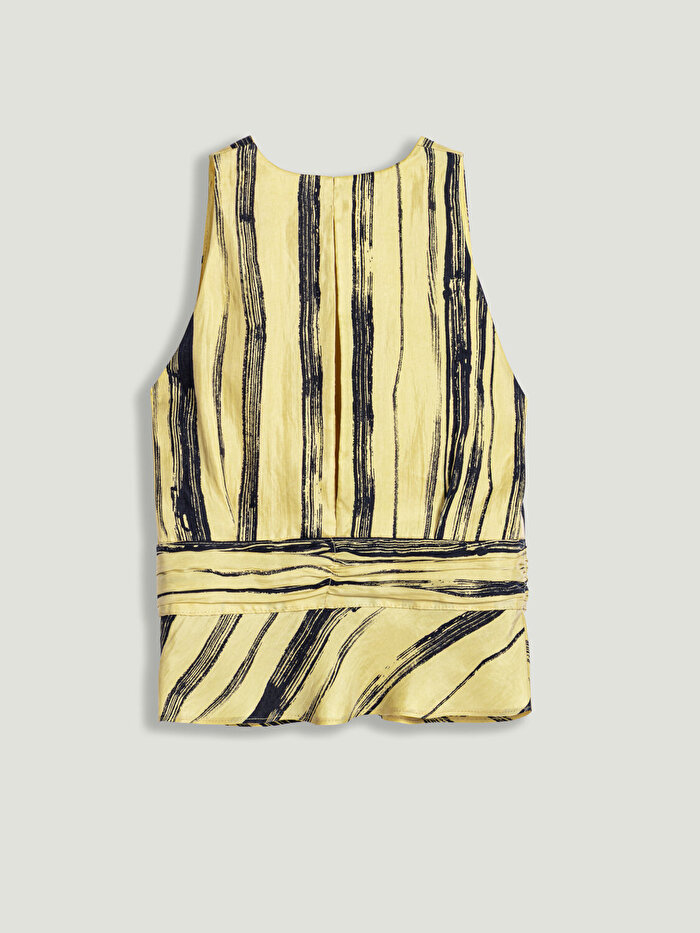 Nocturne Aksesuar Detaylı Çizgili Bluz