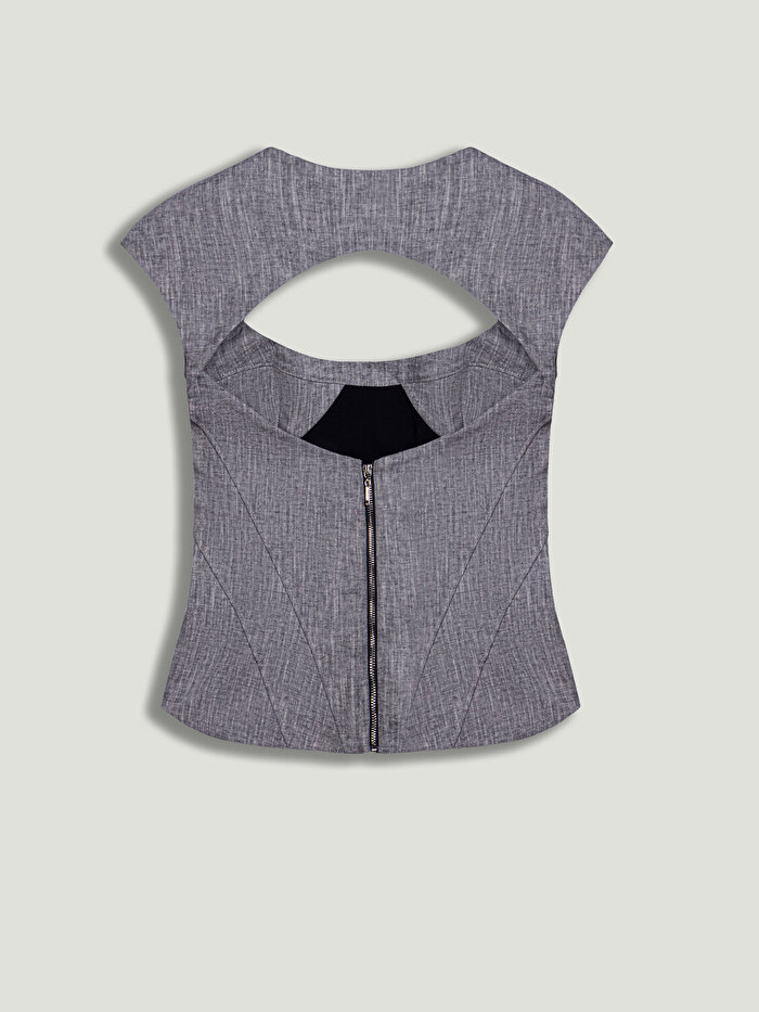 Nocturne Pencere Detaylı Bluz