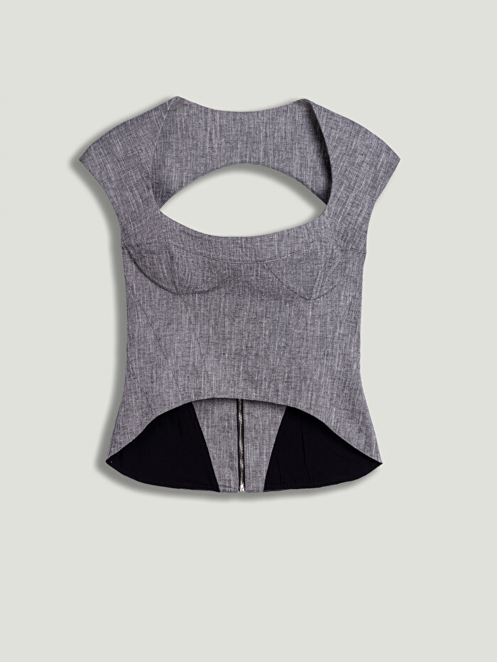 Nocturne Pencere Detaylı Bluz