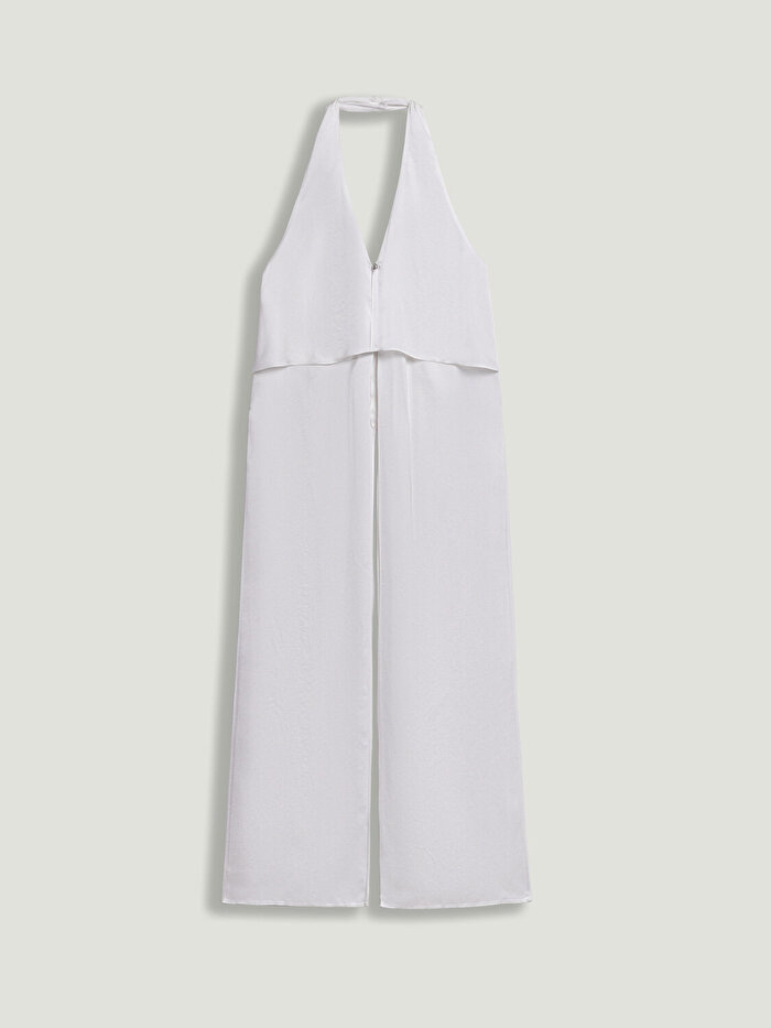 Nocturne Halter Yaka Yırtmaçlı Bluz