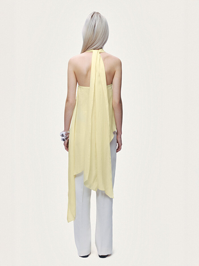 Nocturne Aksesuar Detaylı Asimetrik Bluz